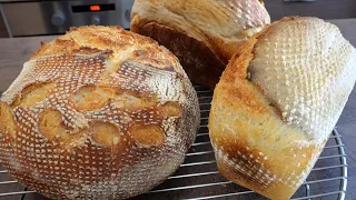 3 days of sourdough bread recipe! The best one!