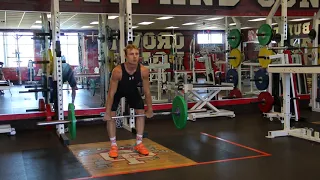 Hang Power Clean Below Knee (HPCBK)