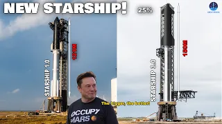 Elon Musk just officially announced New Starship V3 'Bigger, Longer & Better'...