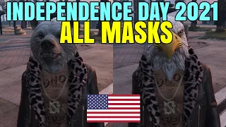 All Independence Day 2021 Masks *NEW* | GTA Online (Updated 2021)