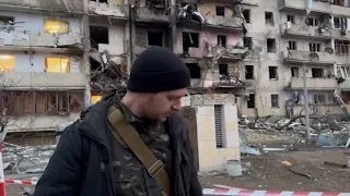 Rosyjskie naloty na cywilów w Kijowie. Przerażające nagranie z Ukrainy