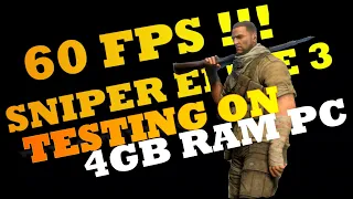 ✅Testing Sniper Elite 3 on Low-end PC||Best High-End Game playable On Low-End PC??