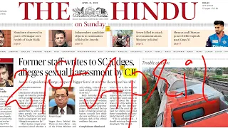 The Hindu Newspaper 21st April 2019