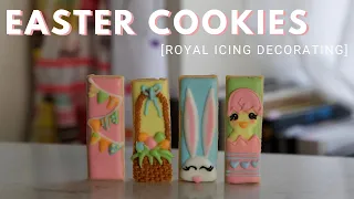 Easter Sugar Cookie Sticks | Royal Icing Decorated Cookie Compilation