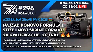 Lap 76 No.296 | F1: Najzad ponovo Formula 1! | Novi sprint format - 2x kvalifikacije, 2x trka