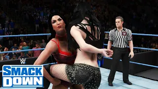 WWE 2K20 SMACKDOWN THE IICONICS & SONYA DEVILLE VS AJ LEE,PAIGE & MANDY ROSE