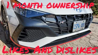 LIKES AND DISLIKES/ONE MONTH OWNERSHIP/2022 HYUNDAI ELANTRA N