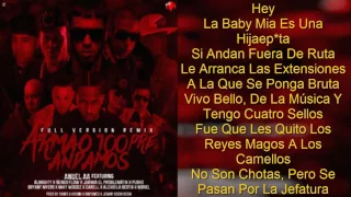 Anuel AA Ft. Almighty❌Ñengo Flow❌Pusho & Más - Armao 100pre Andamos (Full Version Remix)(Letra)