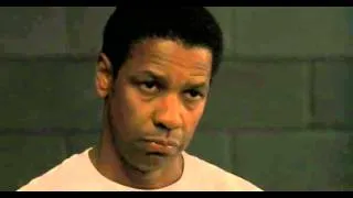 Russell Crowe et Denzel Washington dans American Gangster - Interrogatoire