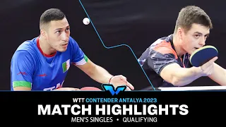 Mehdi Bouloussa vs Thibault Poret | MS Qual | WTT Contender Antalya 2023