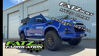 Fatz Fabrication Isuzu D-Max MY20 Snorkel Installation