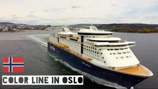 Color Line (Color Fantasy) cruises in Oslo | Drone & Life | Norway 🇳🇴 | DJI Mavic Mini |