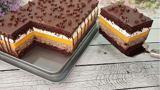 Luxury cake "VELVET AUTUMN"!!! Mega delicious, melts in your mouth! With a hand mixer