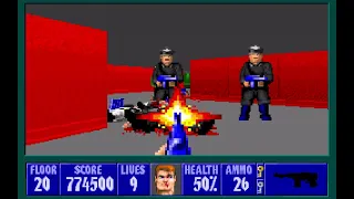 Spear of Destiny - Mission 2: Return to Danger - Floor 20: Secret Floor 2 (1994) [MS-DOS] | 4K/60
