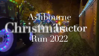 Ashbourne Christmas Tractor Lights 2022