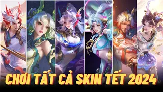 Chơi Tất Cả Skin Tết Nguyên Đán 2024 của Liên Quân Mobile - Skin VGVD quá đẹp | Icyfoxx