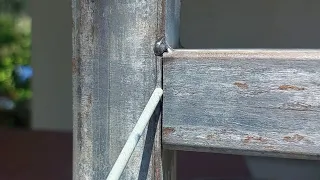 Not everyone knows, 2 secret tricks of the welder weld a thin square tube in a vertical position