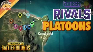 Twitch Rivals PLATOONS: chocoTaco PUBG Gameplay