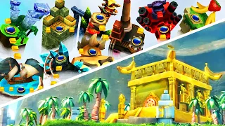 Donkey Kong Country Returns 3D - World 9: Cloud (Golden Temple) - No Damage 100% Walkthrough