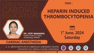 HEPARIN INDUCED THROMBOCYTOPENIA - CCE(ANETHESIA) 01.06.2024