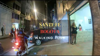 Bogota, Colombia Redlight District Santa Fe Walking Tour 🇨🇴 - 4k