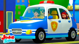 Rodas No Carro da Polícia Canção infantil e Desenhos Animado