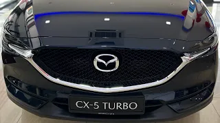2023 Mazda CX-5 Skyactiv Turbo Deep Crystal Blue Metallic Color | exterior & interior walkaround
