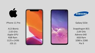 iPhone 11 Pro vs Samsung Galaxy S10e: Antutu Benchmark