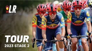 Hilly Sprint in Torrential Rain | Tour de France Femmes 2023 Stage 2 | Lanterne Rouge Podcast