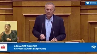 ΠΑΡΕΜΒΑΣΗ  Θ. ΠΑΦΙΛΗ ΣΤΗ ΣΥΖΗΤΗΣΗ ΤΟΥ ΝΟΜΟΣΧΕΔΙΟΥ ΓΙΑ ΤΗΝ ΜΕΙΩΣΗ ΑΣΦΑΛΙΣΤΙΚΩΝ ΕΙΣΦΟΡΩΝ