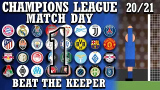 Beat The Keeper - Champions League 2020/21 Group Stages Matchday 1