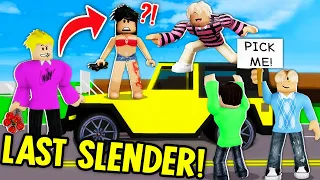 LAST SLENDER GIRL on EARTH in Roblox BROOKHAVEN RP!!