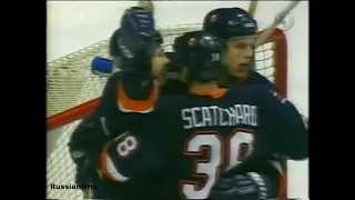 Dmitri Nabokov scores his first goal for Islanders vs Ducks (2000)