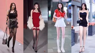 Mejores Street Fashion Tik Tok 2023 | Hottest Chinese Girls Street Fashion Style 2023 Ep.54