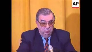 Russia - Talks Between Christopher And Primakov