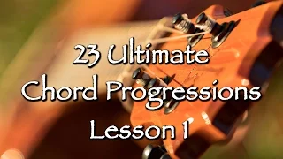 Lesson 1 - 23 Ultimate Chord Progressions for Ukulele (On Screen TAB and Rhythms)