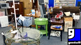 GOODWILL (3 DIFFERENT STORES) FURNITURE KITCHENWARE DECOR SHOP WITH ME SHOPPING STORE WALK THROUGH