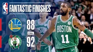 Warriors vs Celtics - Best Plays From The Thrilling 4th Quarter in Boston | November 16, 2017