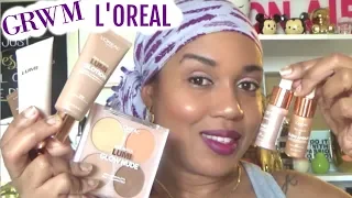 L'OREAL LUMI GLOW COLLECTION/ REVIEW & GRWM