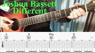 Joshua Bassett - 'Different' guitar tutorial