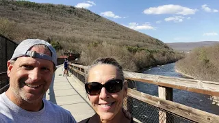 Riding The Lehigh Gorge Bike Trail In Jim Thorpe, Pennsylvania