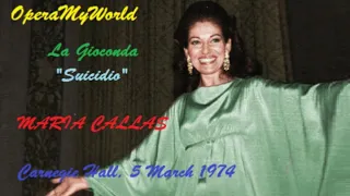 Maria Callas sings "Suicidio" at Carnegie Hall (5/3/1974)
