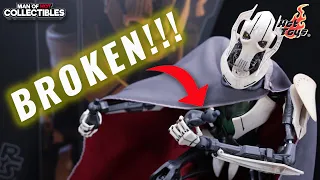 Why I Regret Buying Sideshow General Grievous! BROKEN JOINTS!!!