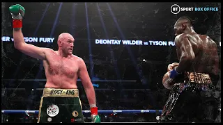 Tyson Fury taunting, showboating and jabbing Deontay Wilder's head off