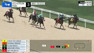 Gulfstream Park Carrera 3 - 18 de Mayo 2023