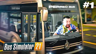 PAPI GAVI JUEGA A SIMULADOR DE AUTOBUSERO