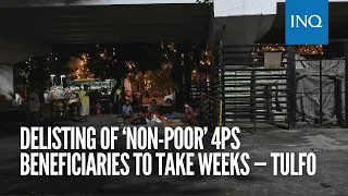 Delisting of ‘nonpoor’ 4Ps beneficiaries might take weeks — Tulfo