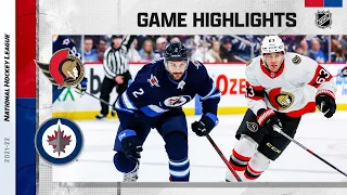 Senators @ Jets 3/24 l NHL Highlights 2022