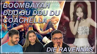 (EngSub) Reaction to BLACKPINK - BOOMBAYAH(붐바야) & DDU-DU DDU-DU Coachella Performance | Die Ravennas