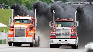 Big Rig Bobtail Drag Racing Compilation | 2023 Unc's Semi Stampede